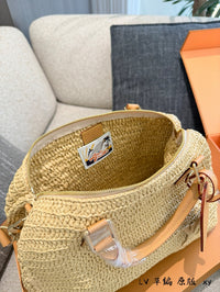 Raffia Speedy 30 Bag