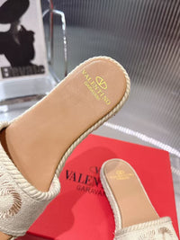 VLogo Espadrille Slides