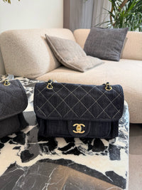 Denim Flap Bag