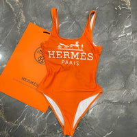 Logo One Piece Swimsuit