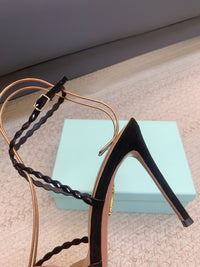 Tequila Embellished Leather Sandals