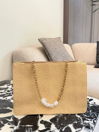 Braided Raffia Tote