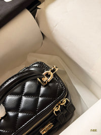 Mini Vanity Case with Top Handle  Lambskin