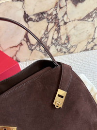 Hug Suede Shoulder Bag
