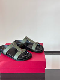 Garavani VLogo Calf Leather Slides