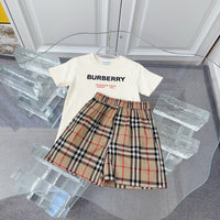 Check T-Shirt & Shorts Set