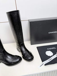 26B Logo Leather Boots