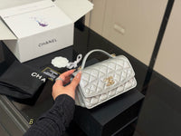 Caviar Trendy Handle Clutch