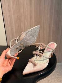 Caovilla Satin Sandals