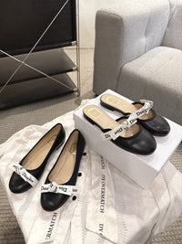 J'A Leather Ballet Flats