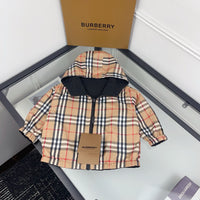 Reversible Check Hooded Jacket
