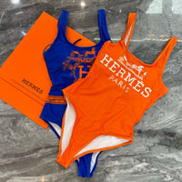 Logo One Piece Swimsuit