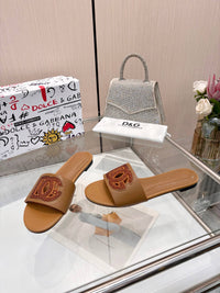 Bianca Leather Slides