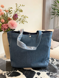 Large Cabas Denim Tote