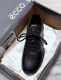 ECCO Black Leather Comfort Sneakers