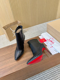 Kate Max Leather Ankle Boots