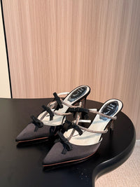 Caovilla Satin Sandals