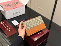Marmont Bi-color Wallet On Chain