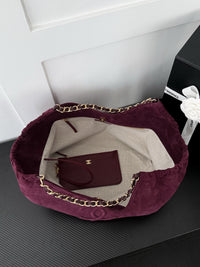 26C Suede Shopping Tote