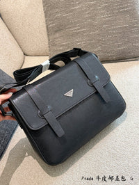 Leather Messenger Bag