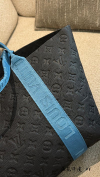 Embossed Monogram Tote Bag