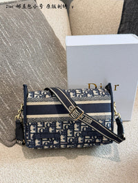 Oblique Embroidered Messenger