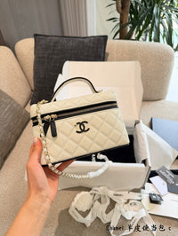 Vanity Bag Lambskin Leather