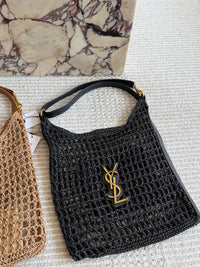 Raffia Oxalis Crochet Shoulder Bag