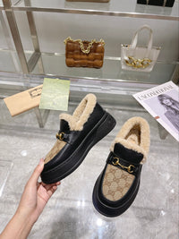 Platform Slip-On Loafers
