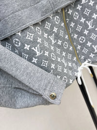 26S Monogram Accent Zip-Up Jacket