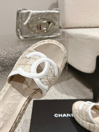 Platform Slide Sandals