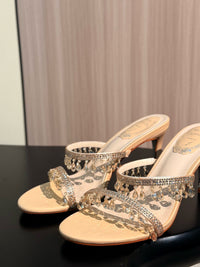 Caovilla Chandelier Heeled Mules