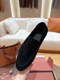 Suede Loafers