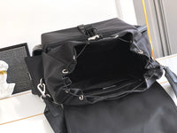 Explore Re-Nylon and Leather Backpack