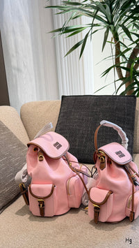 Canvas Leather Backpack