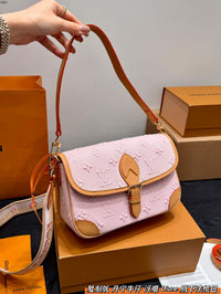 Diane Monogram Denim Pink