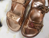 Metallic Sandals