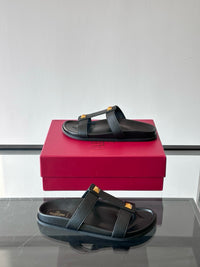 Garavani VLogo Calf Leather Slides