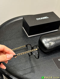 3408-Q-A Chain Detail Cat-Eye Optical Glasses