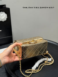 Mini Flap Bag with Gold Ball