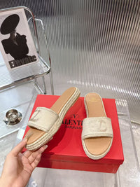 VLogo Espadrille Slides