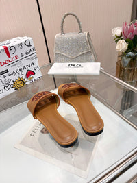 Bianca Leather Slides
