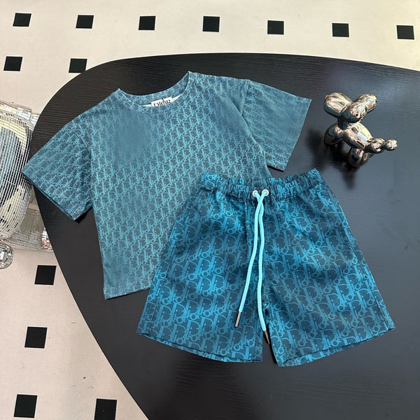 Oblique Blue Co-ord Set
