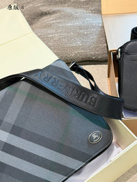 Grid Messenger Bag