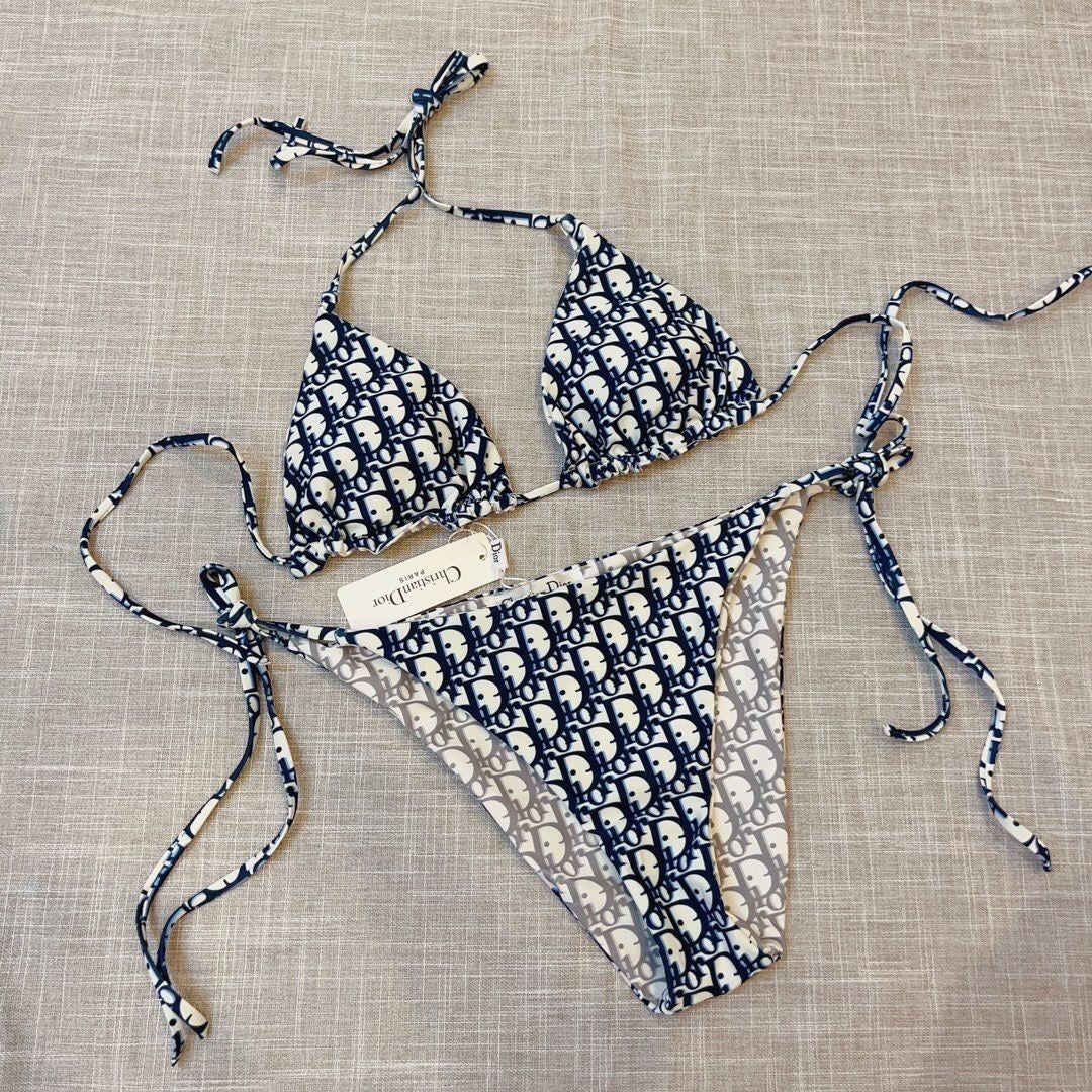 Oblique Monogram String Bikini Set