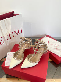 Garavani Rockstud Patent Leather Pumps 6.5cm