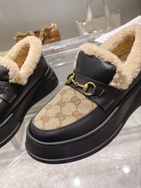 Platform Slip-On Loafers