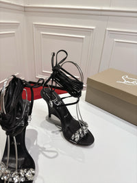 Fanny Jolly Embellished Leather Sandals