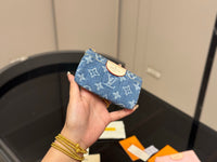 Denim Key Pouch