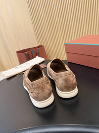 Suede Loafers